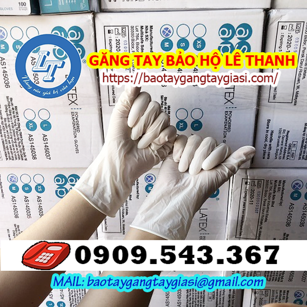 GĂNG TAY Y TẾ LATEX POWDERED EXAMINATION GLOVES