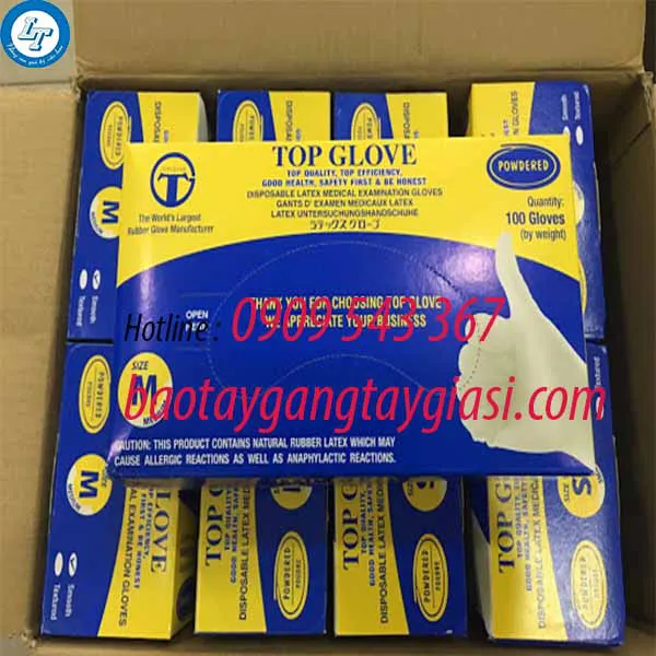 GĂNG TAY Y TẾ TOP GLOVE MALAYSIA
