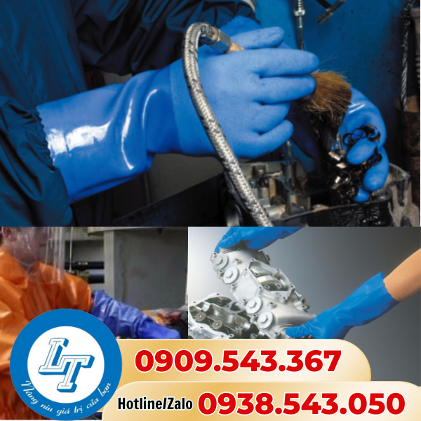 Ứng dụng găng tay chống dầu Ứng dụng găng tay chống dầu