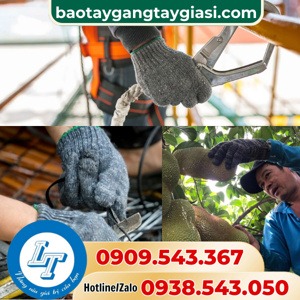 Ứng dụng găng tay len muối tiêu Găng tay len muối tiêu