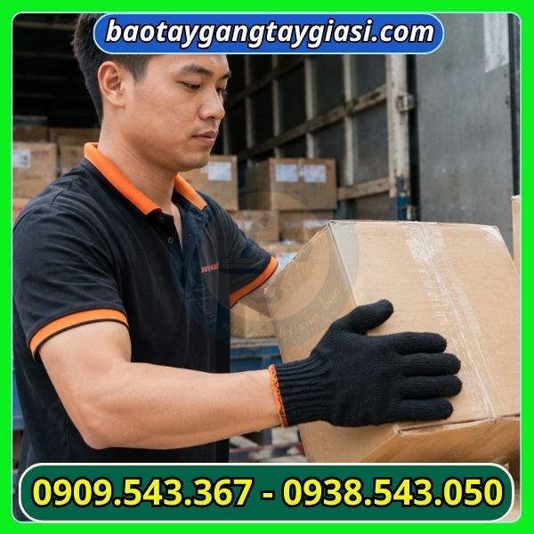 Ứng dụng Găng tay len xám đen 70g Găng tay len xám đen 70g