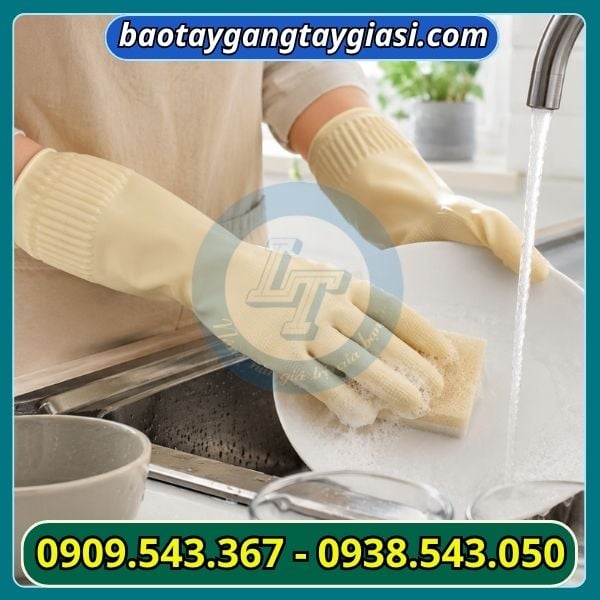 Ứng dụng găng tay rửa chén bát Ứng dụng găng tay rửa chén bát