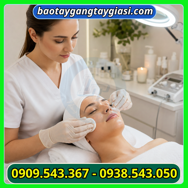 Găng tay y tế ung dụng làm việc tại spa Găng tay y tế ung dụng làm việc tại spa