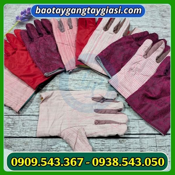 Găng tay kaki 2 lớp nhiều màu Găng tay kaki 2 lớp