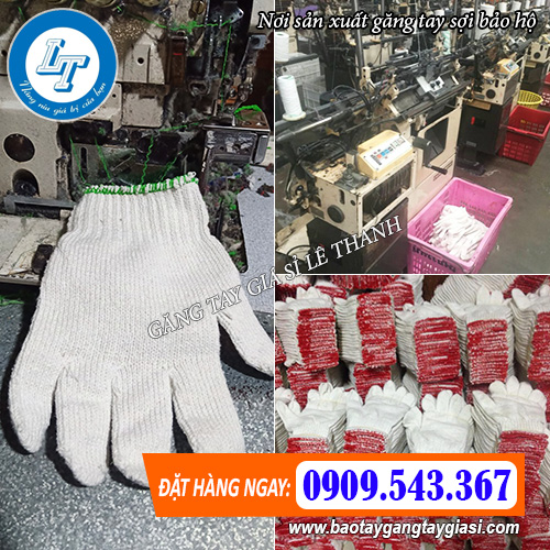 lê thanh là xưởng sản xuất găng tay sợi bảo hộ uy tín