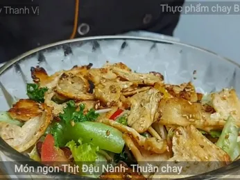 Món ngon Vegan - CÁNH GÀ CHAY XÀO RAU CỦ 