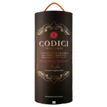 RƯỢU VANG Ý CODICI TARANTINO PRIMITIVO MERLOT VANG BỊCH 3L 