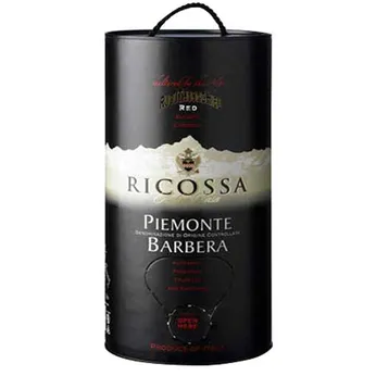 RƯỢU VANG Ý RICOSSA PIEMONTE BARBERA DOC BỊCH 3L