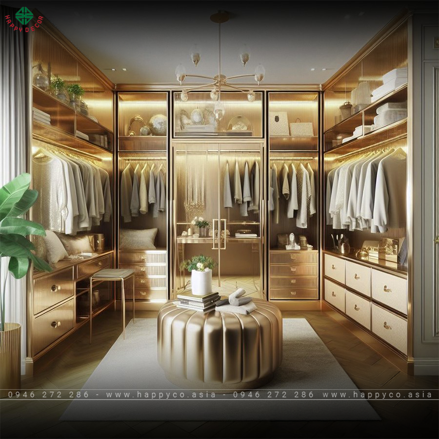 Thi công tủ quần áo Biên Hòa - Mẫu 02