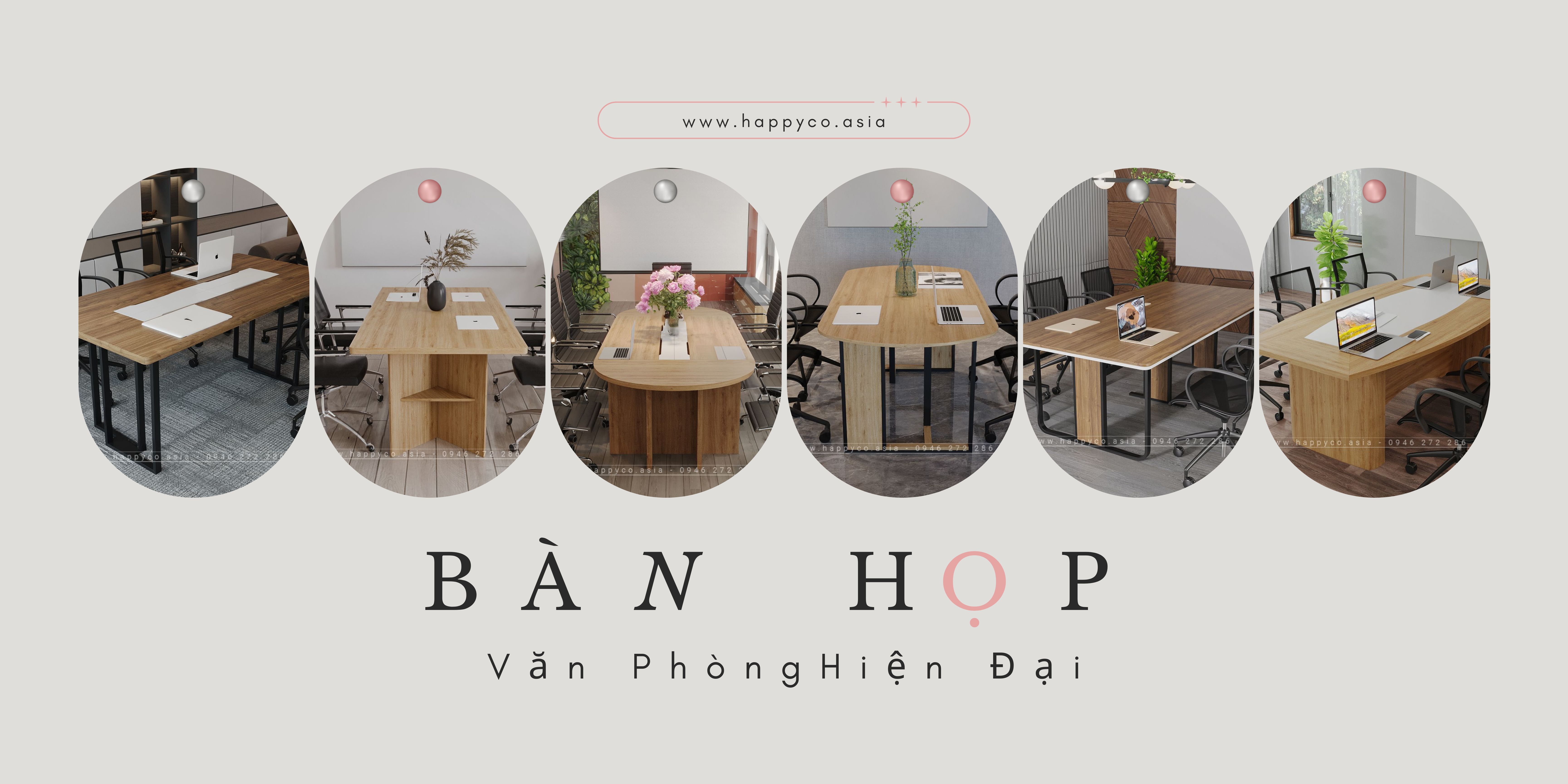 Bàn họp văn phòng hiện đại 2024