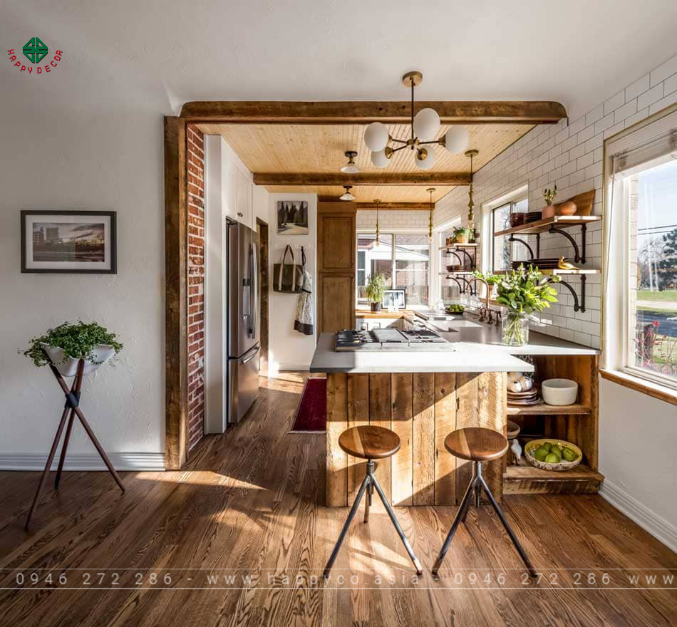 Phong cách thiết kế Rustic - Mẫu 03