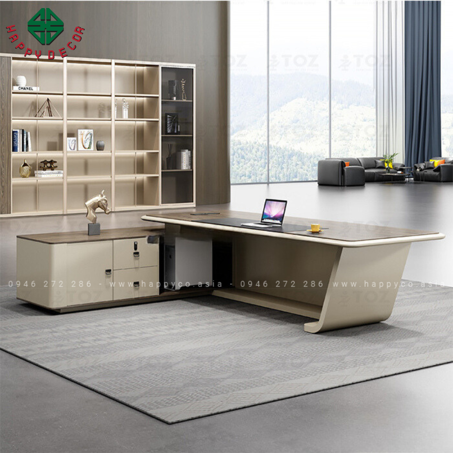 Bàn làm việc giám đốc đẹp, hiện đại - BGD6802