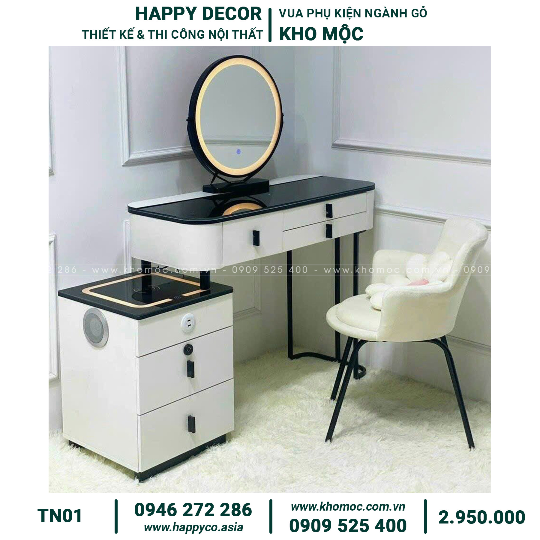 Bàn trang điểm hiện đại TN01