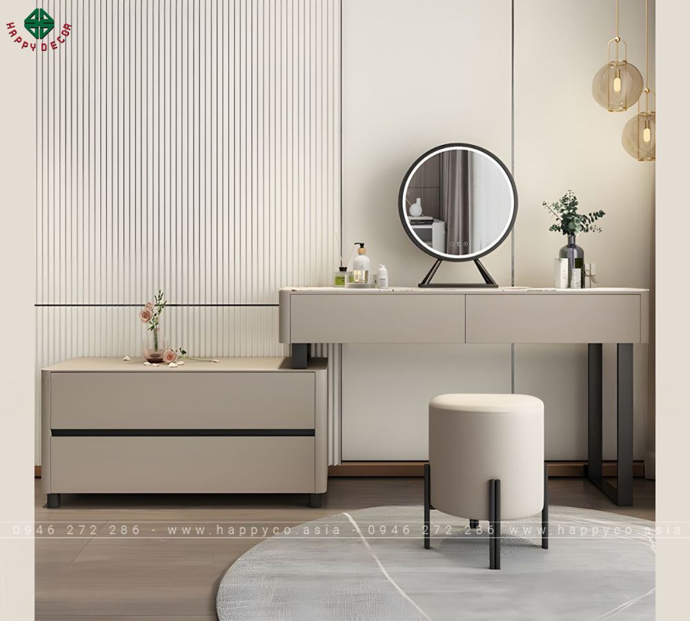Bàn điểm gỗ công nghiệp hiện đại, tinh tế BP6843