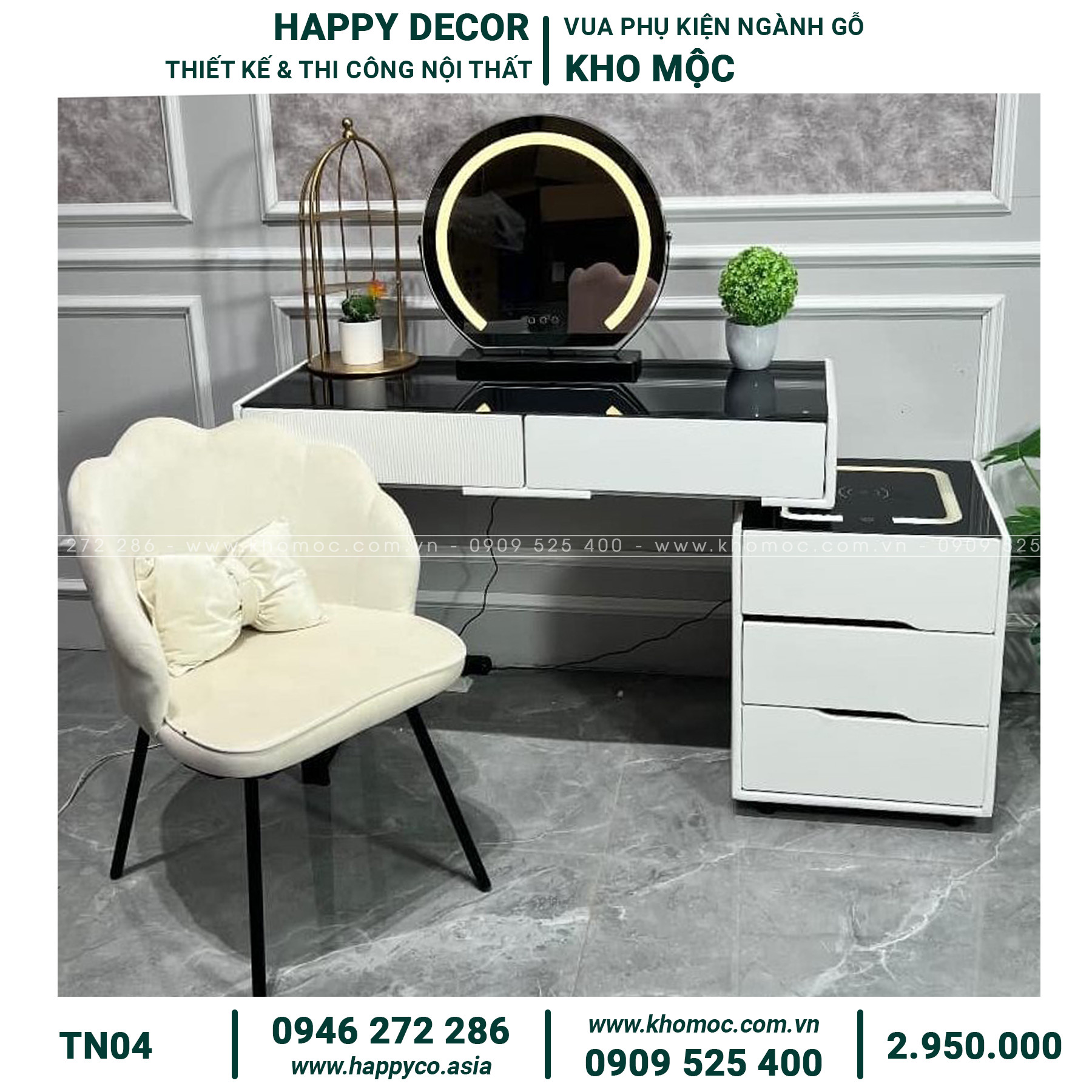 Bàn trang điểm tiện lợi TN04