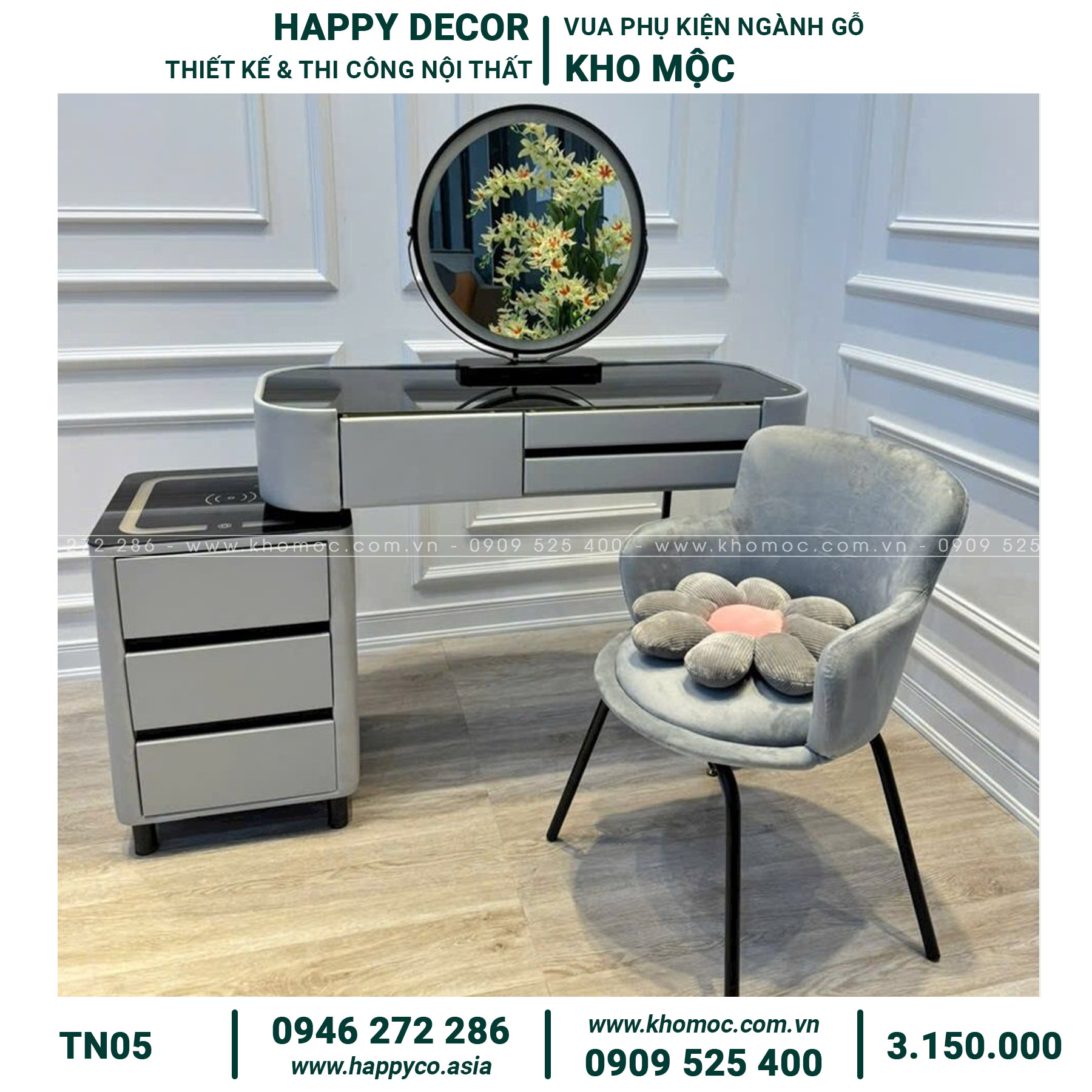 Bàn trang điểm tiện lợi TN05