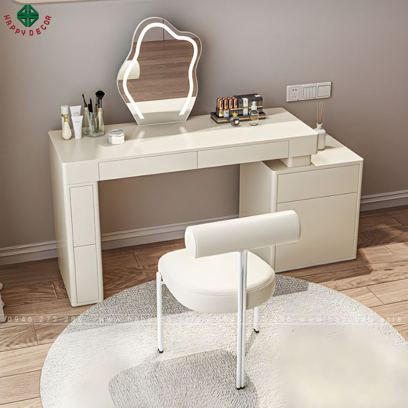 Bàn trang điểm gỗ công nghiệp hiện đại, tinh tế BP6828