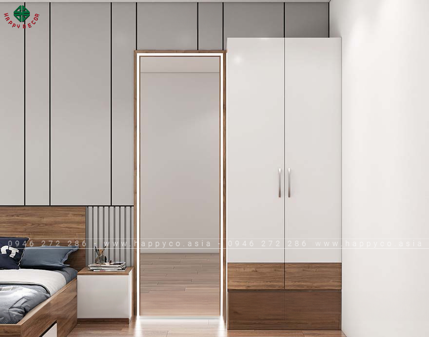 Tủ quần áo nhỏ gọn hiện đại - TA6815