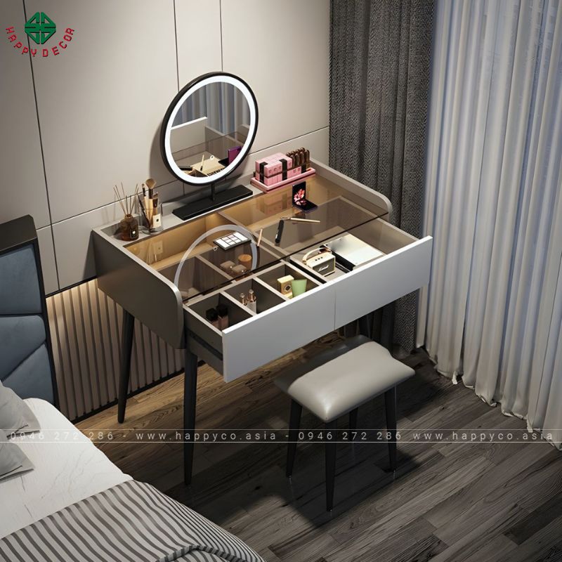Bàn trang điểm gỗ công nghiệp có hộc kéo đa năng BP6844
