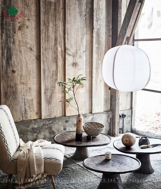 Phong cách thiết kế Wabi Sabi - Mẫu 04