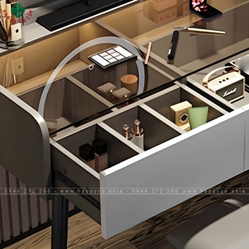 Bàn trang điểm gỗ công nghiệp thông minh BP6844