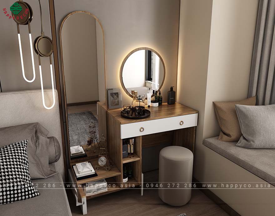 Bàn trang điểm bằng gỗ đẹp BP6808