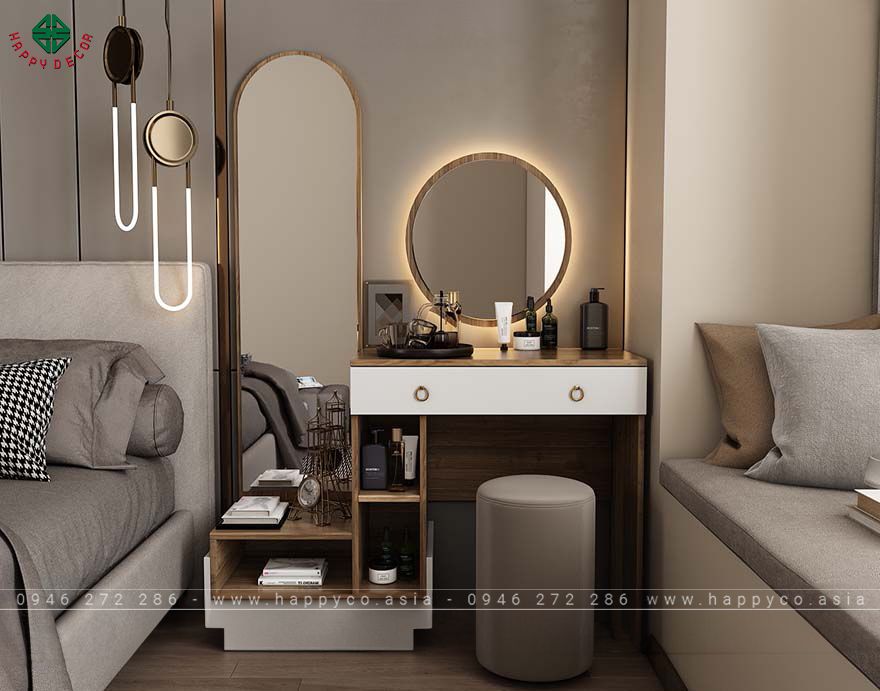 Bàn trang điểm bằng gỗ BP6808