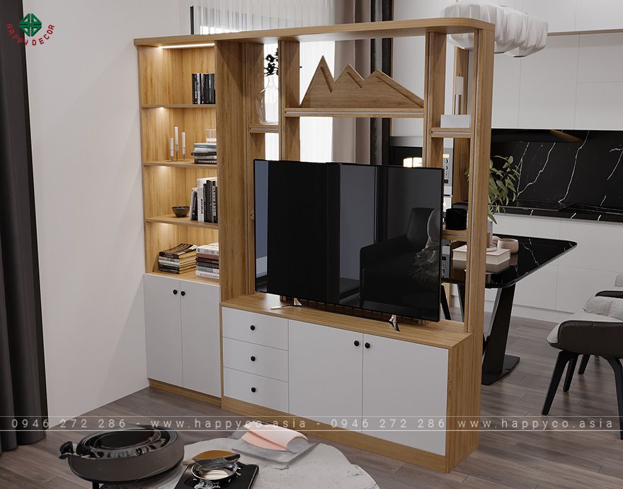 Kệ tivi ngăn phòng khách KT6808