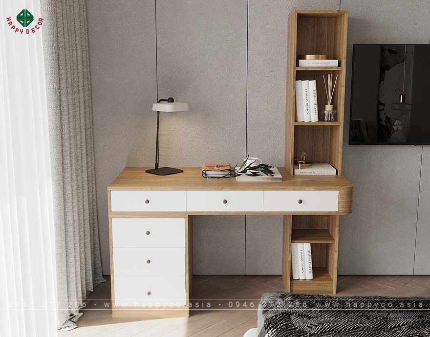 Bàn làm việc tại nhà bằng gỗ BV6818