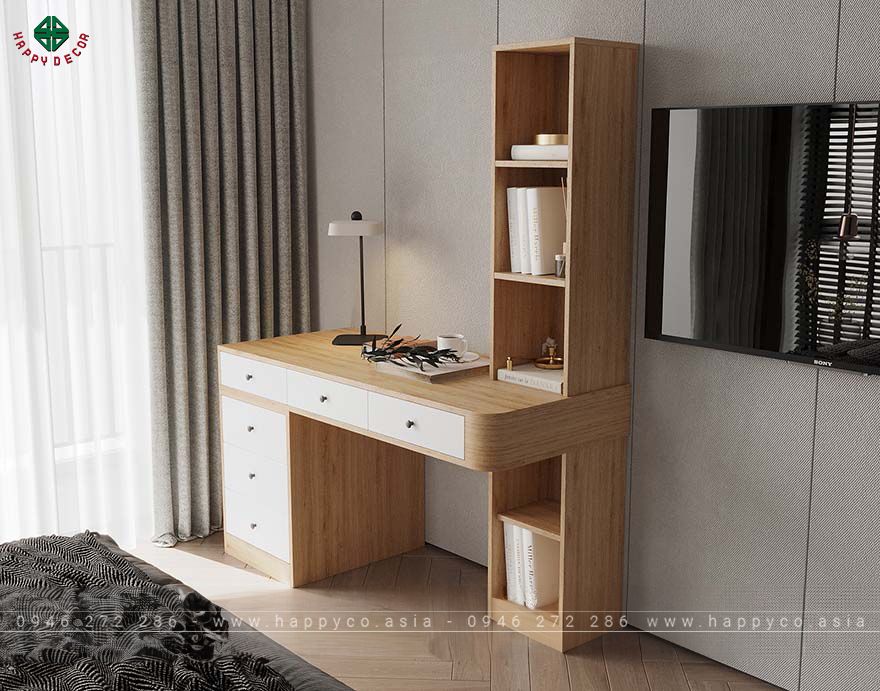 Bàn gỗ làm việc tại nhà BV6818