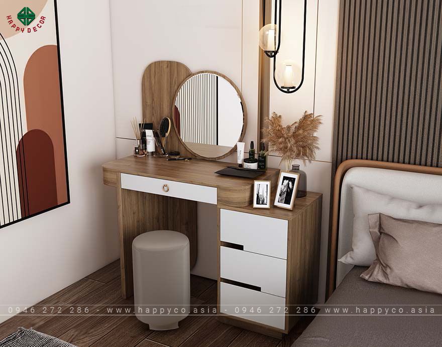Bàn trang điểm gỗ hiện đại BP6813