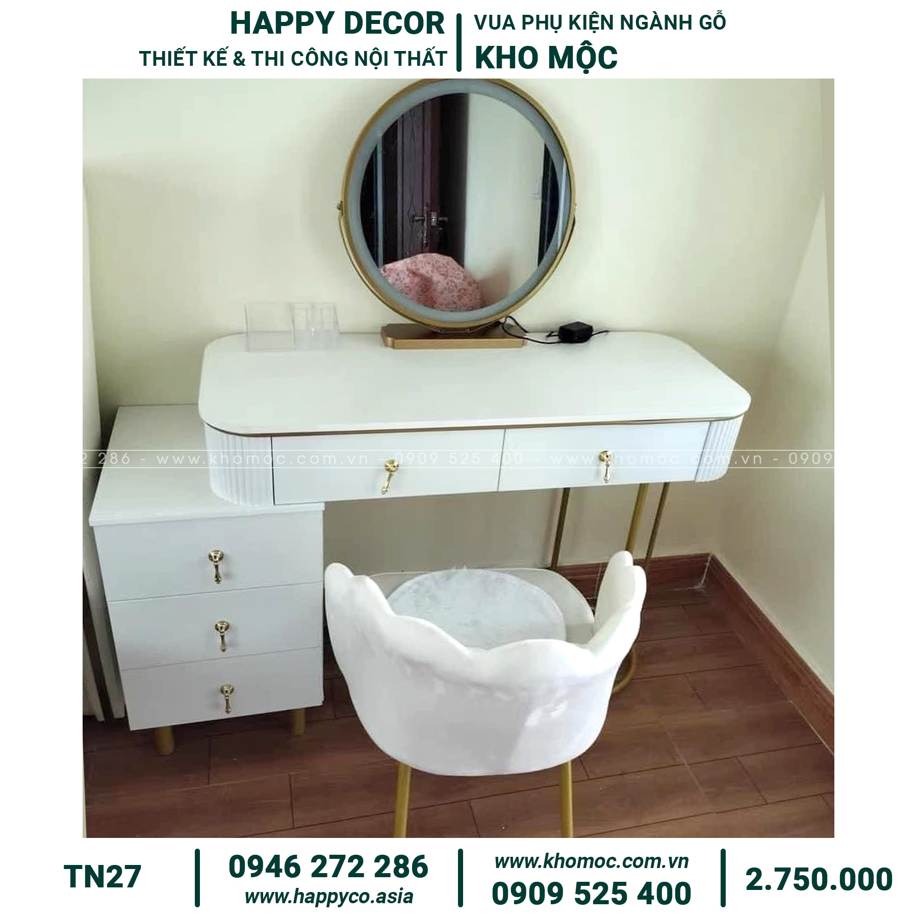 Bàn trang điểm hiện đại TN27