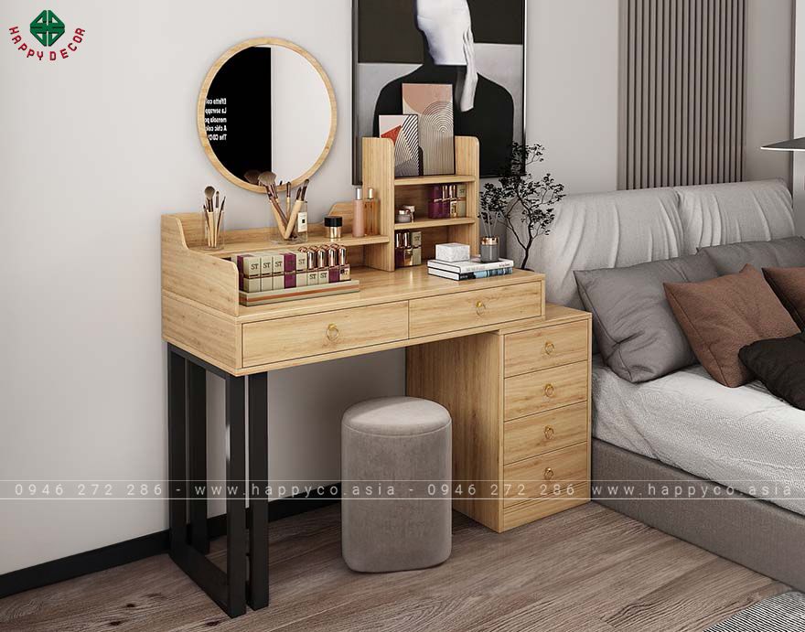 Bàn phấn trang điểm bằng gỗ BP6809