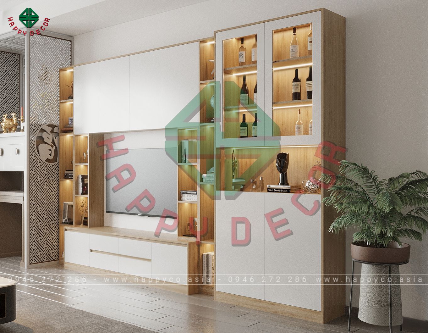 Kệ tivi phòng khách hiện đại KT6806