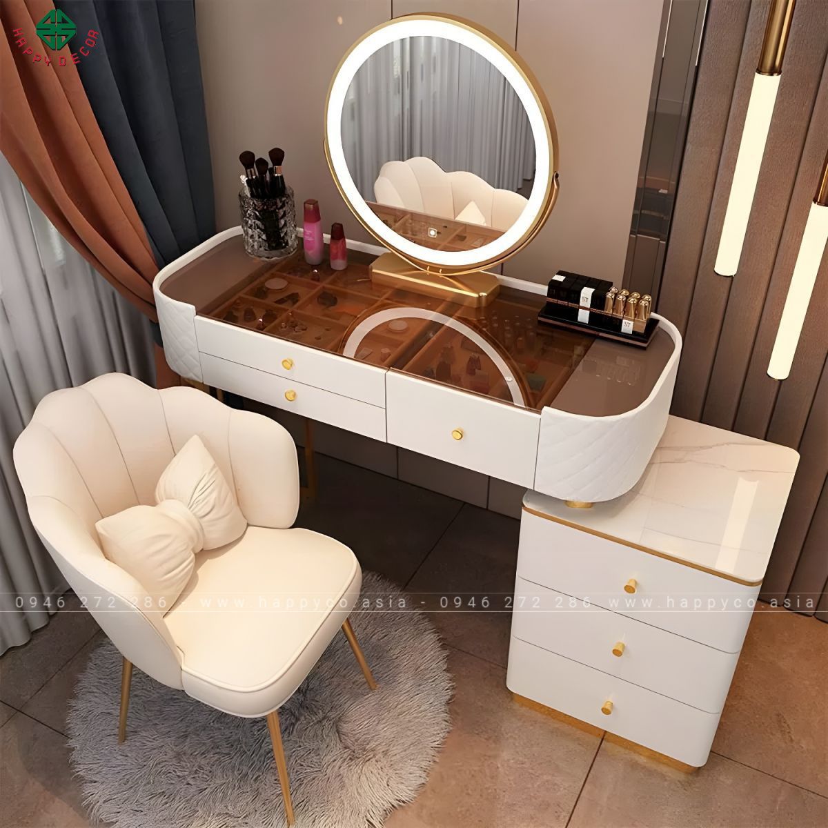 Bàn trang điểm gỗ MDF BP6845
