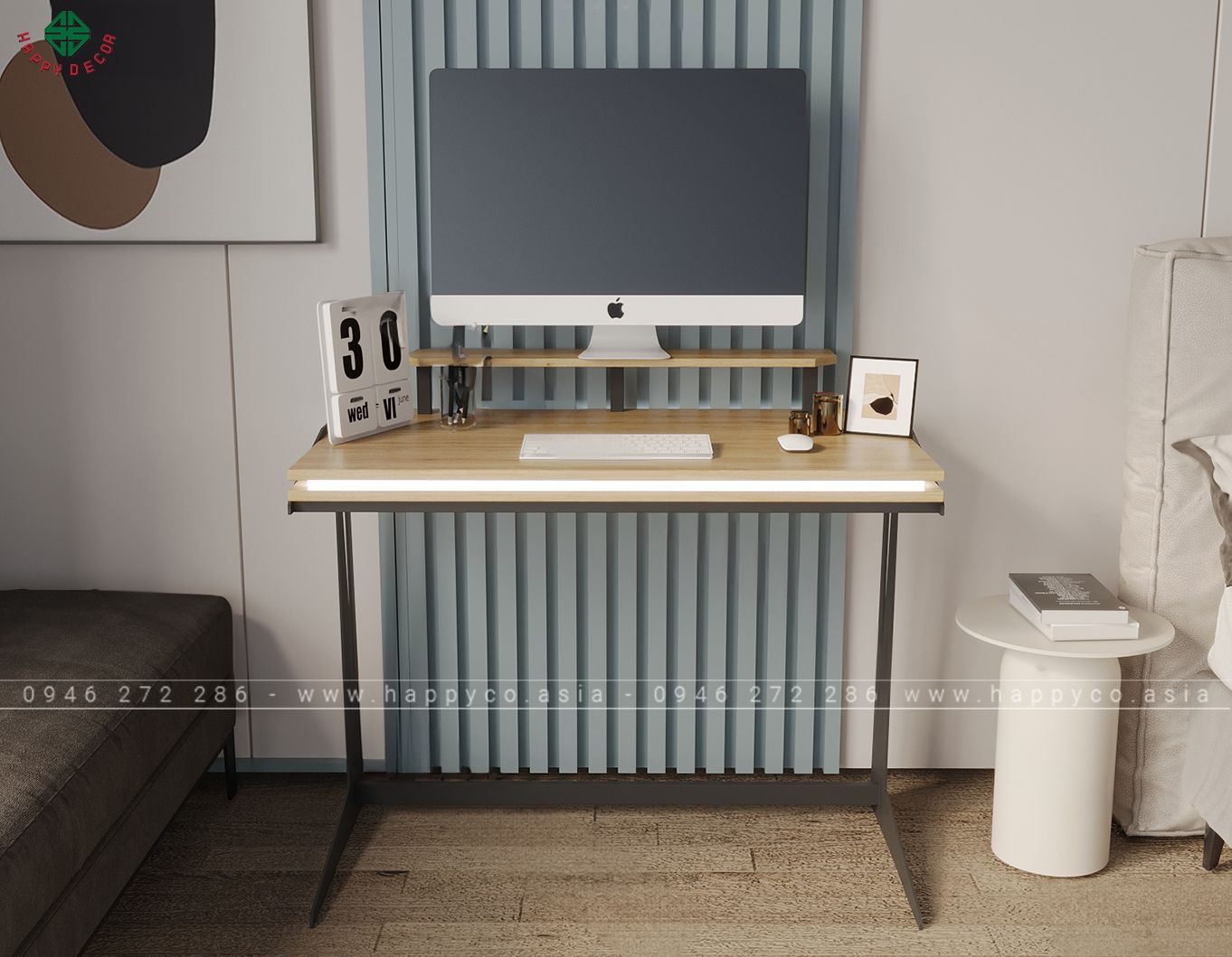 Mẫu bàn gaming bàn máy tính đẹp hiện đại BV6813