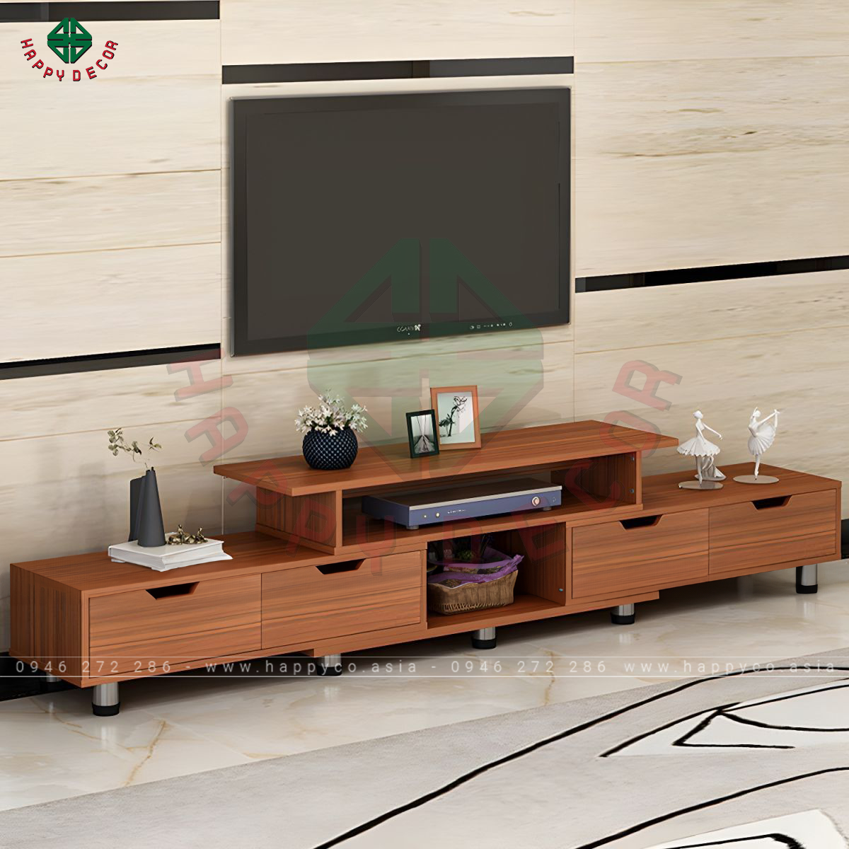 Kệ tivi ván công nghiệp hiện đại KT6830