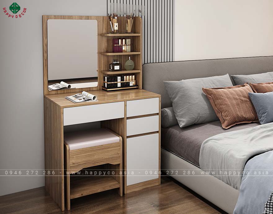 Mẫu bàn trang điểm đẹp bằng gỗ BP6806