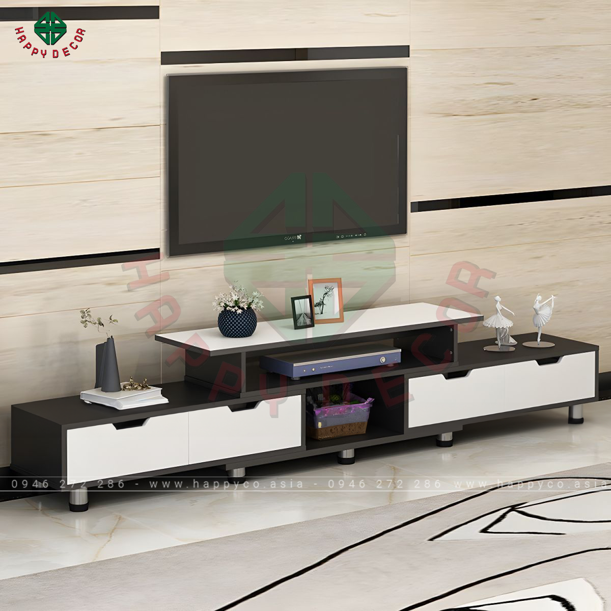 Kệ tivi ván công nghiệp thiết kế tinh tế hiện đại KT6830