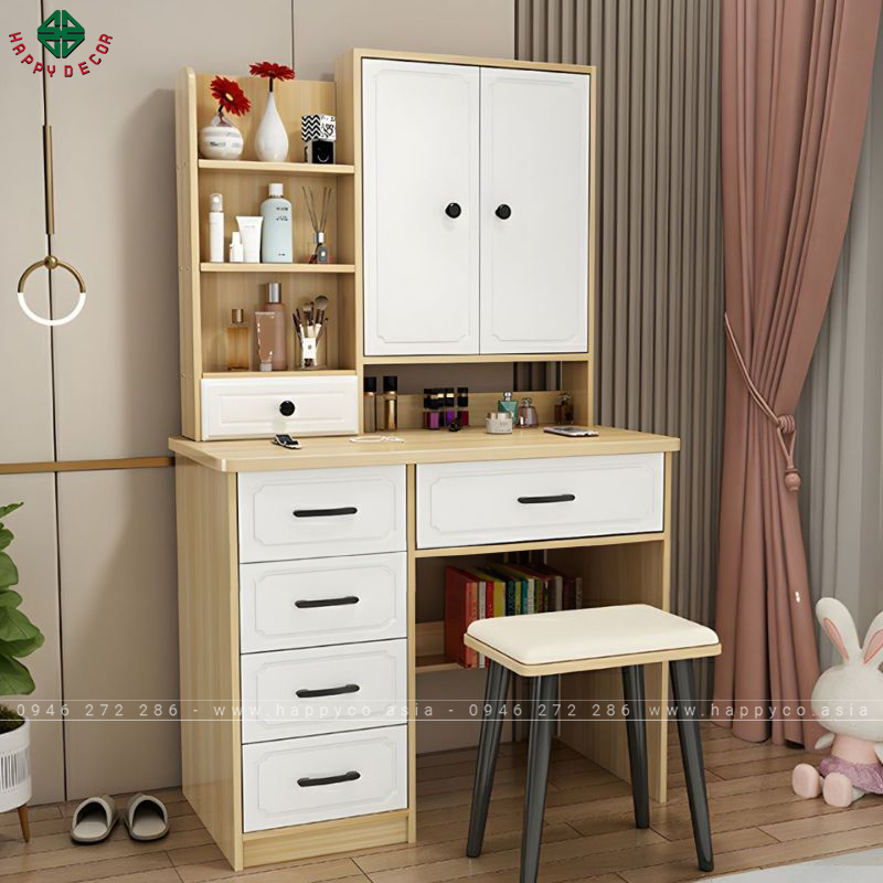 Bàn trang điểm gỗ MDF thanh lịch BP6834