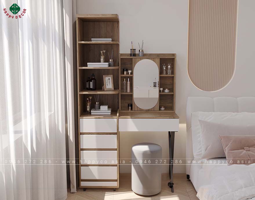 Mẫu bàn trang điểm gỗ hiện đại BP6820