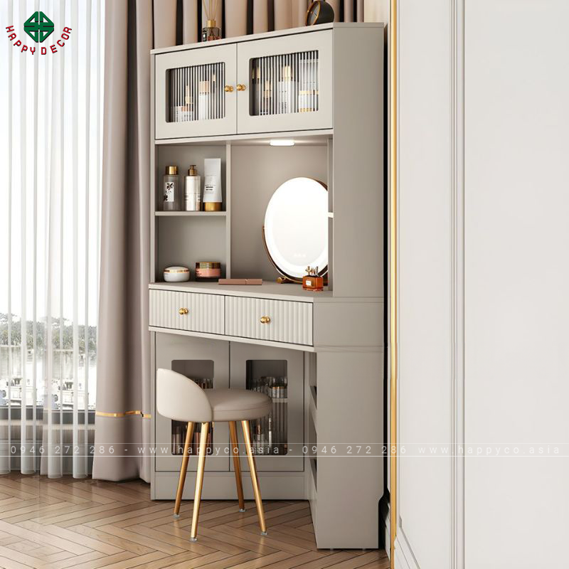 Bàn trang điểm gỗ công nghiệp hiện đại tinh tế BP6831