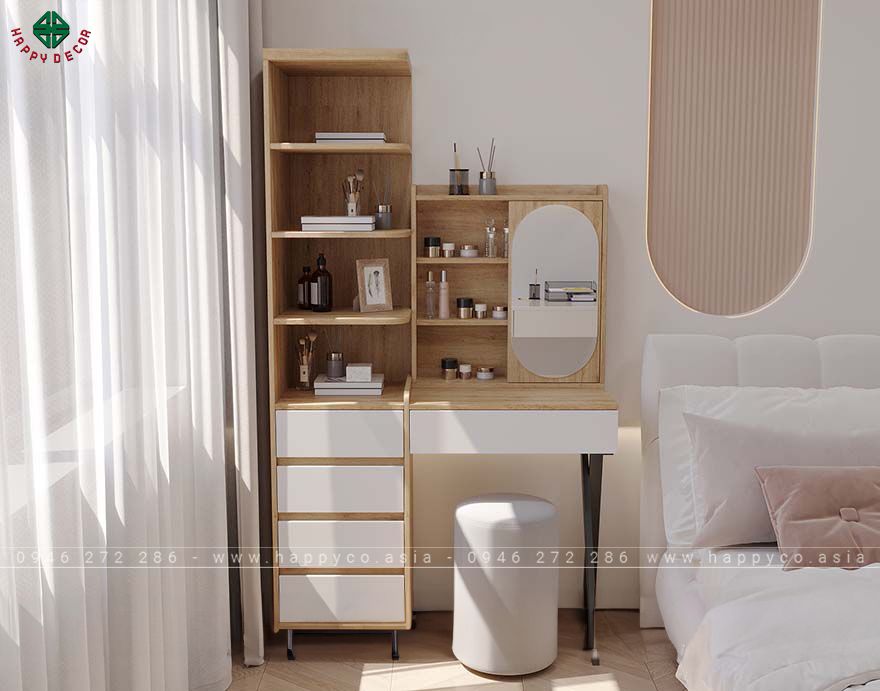 Mẫu bàn trang điểm gỗ đơn giản BP6820