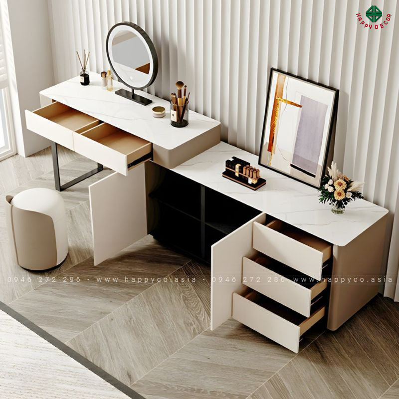 Bàn trang điểm gỗ công nghiệp hiện đại, tinh tế BP6826