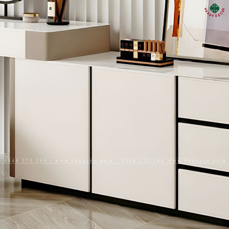 Bàn trang điểm gỗ công nghiệp tinh tế, đa năng BP6826