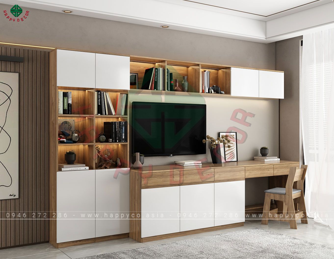 Kệ tivi phòng khách hiện đại KT6807