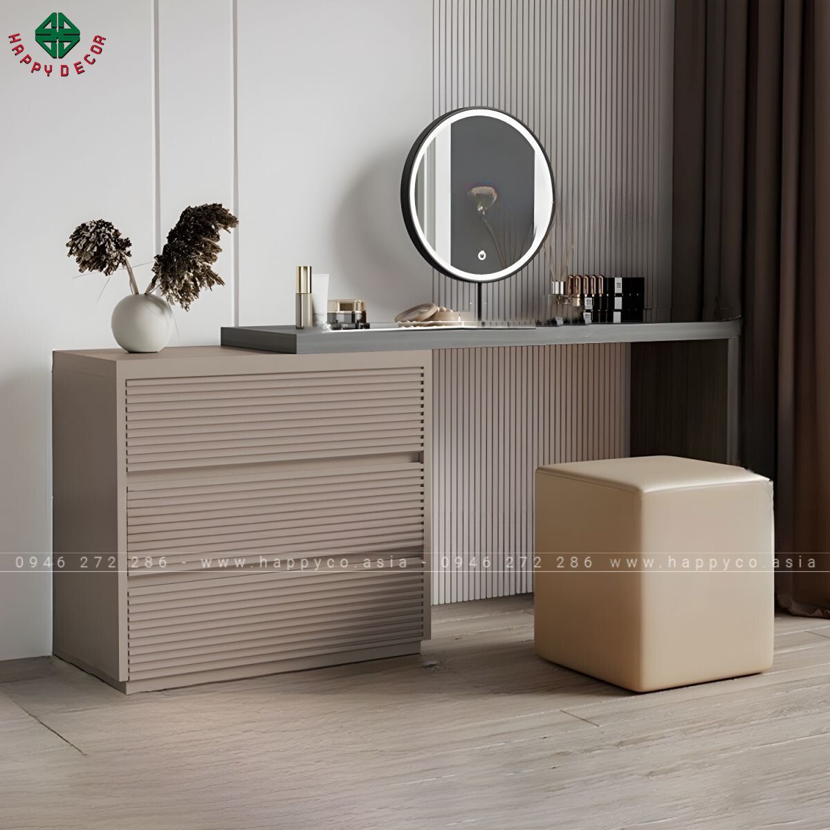 Bàn trang điểm gỗ công nghiệp thông minh BP6846