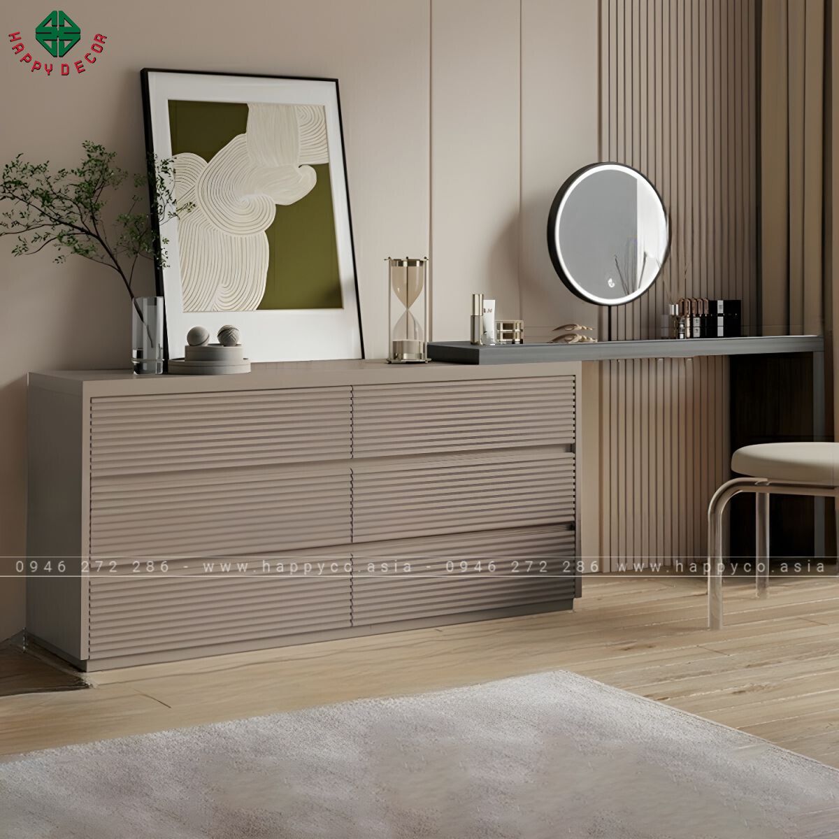 Bàn trang điểm gỗ MDF BP6846