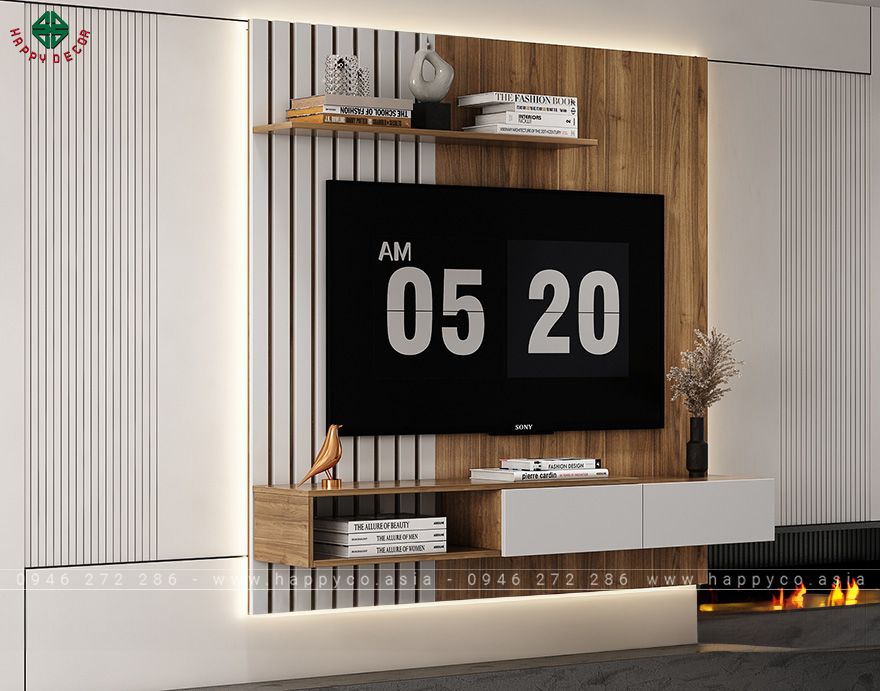 Kệ tivi gắn tường KT6811