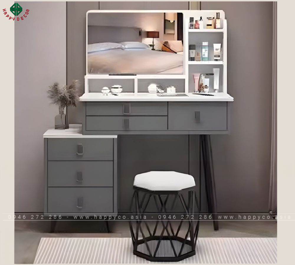 Bàn trang điểm gỗ công nghiệp thanh lịch BP6835